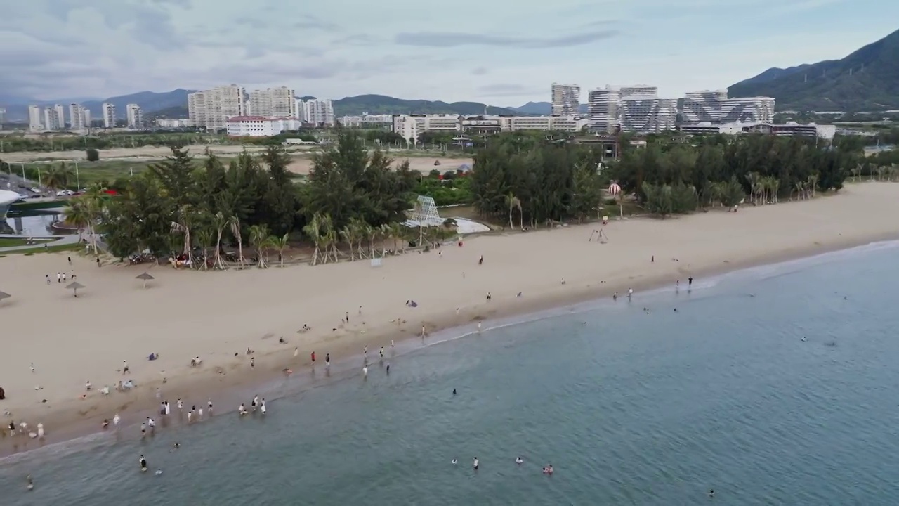 海南三亚崖州旅游风景区视频素材