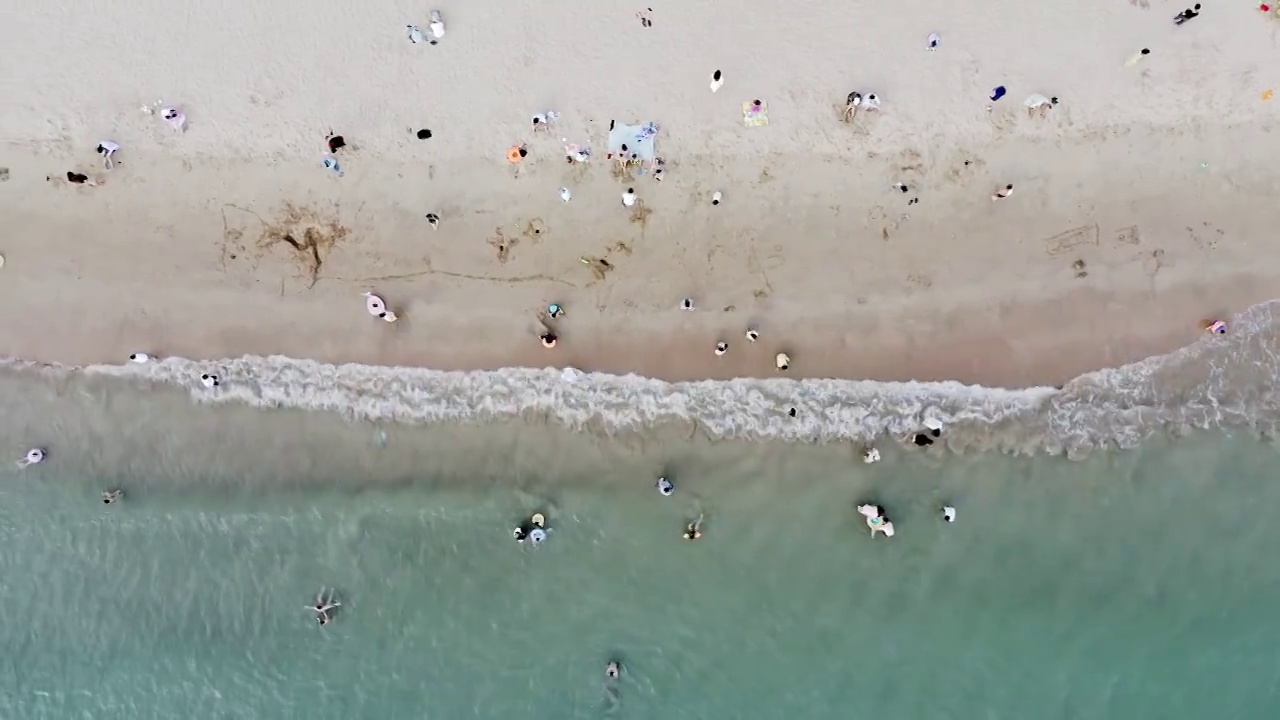 快乐的夏日生活,海洋,沙滩,游泳视频素材