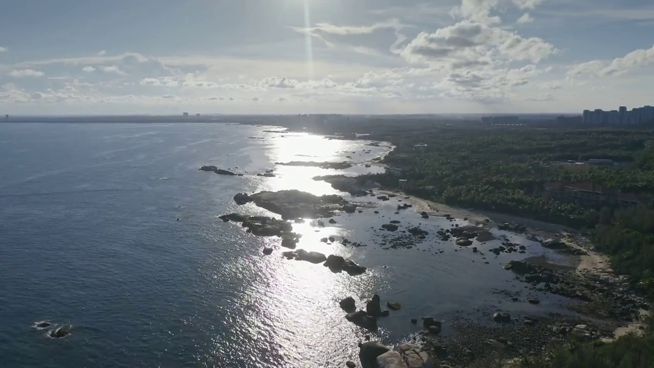 海南文昌石头公园风光视频素材