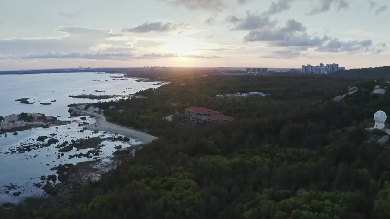 海南文昌石头公园风光视频素材