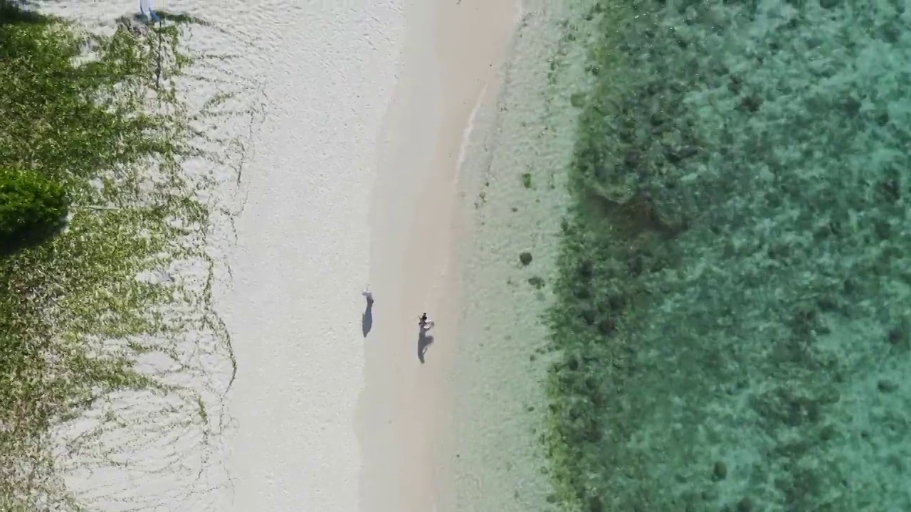 航拍海棠湾海滩,沙滩视频素材