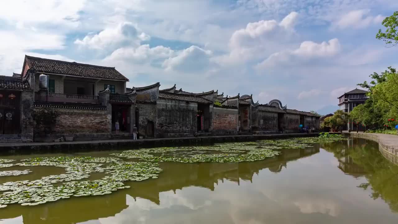 桂林江頭村视频素材