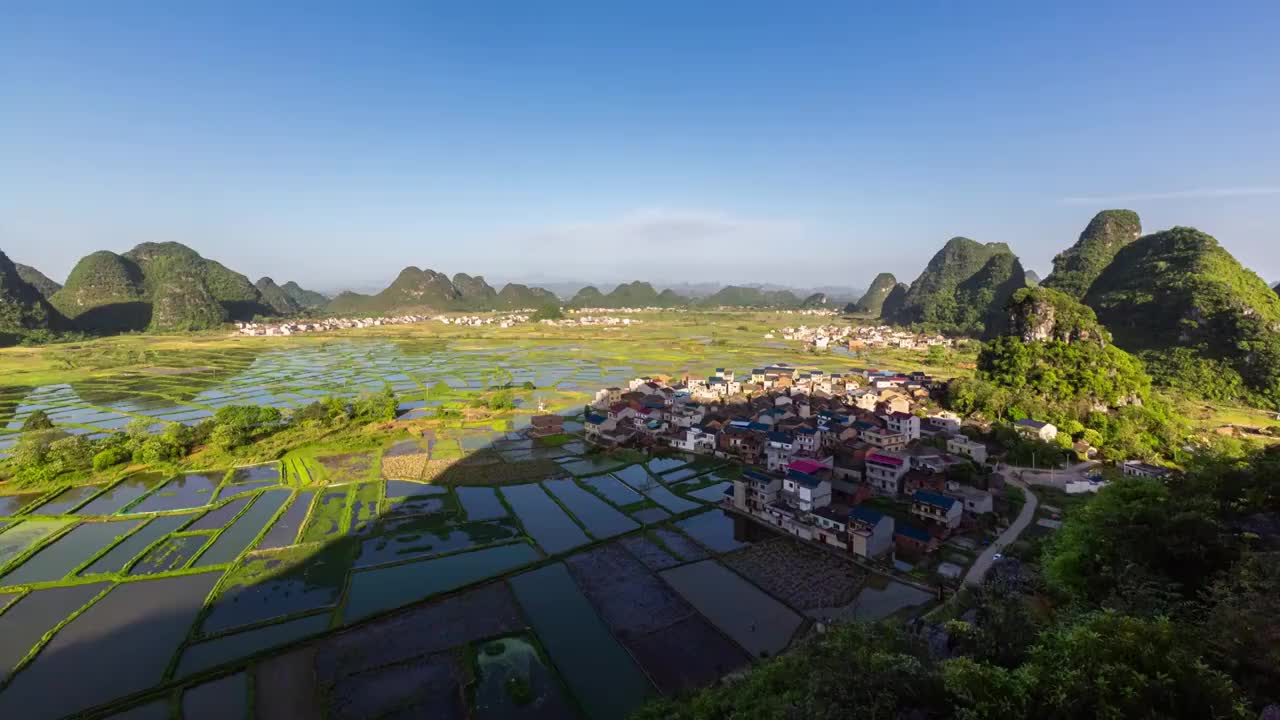 桂林玻璃田视频素材