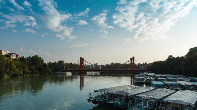 桂林桂湖景色视频素材