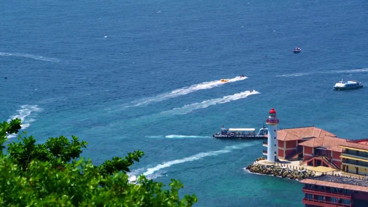 中国海南南海陵水分界洲岛旅游区视频素材