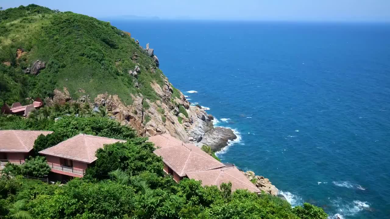 中国海南南海陵水分界洲岛旅游区视频素材