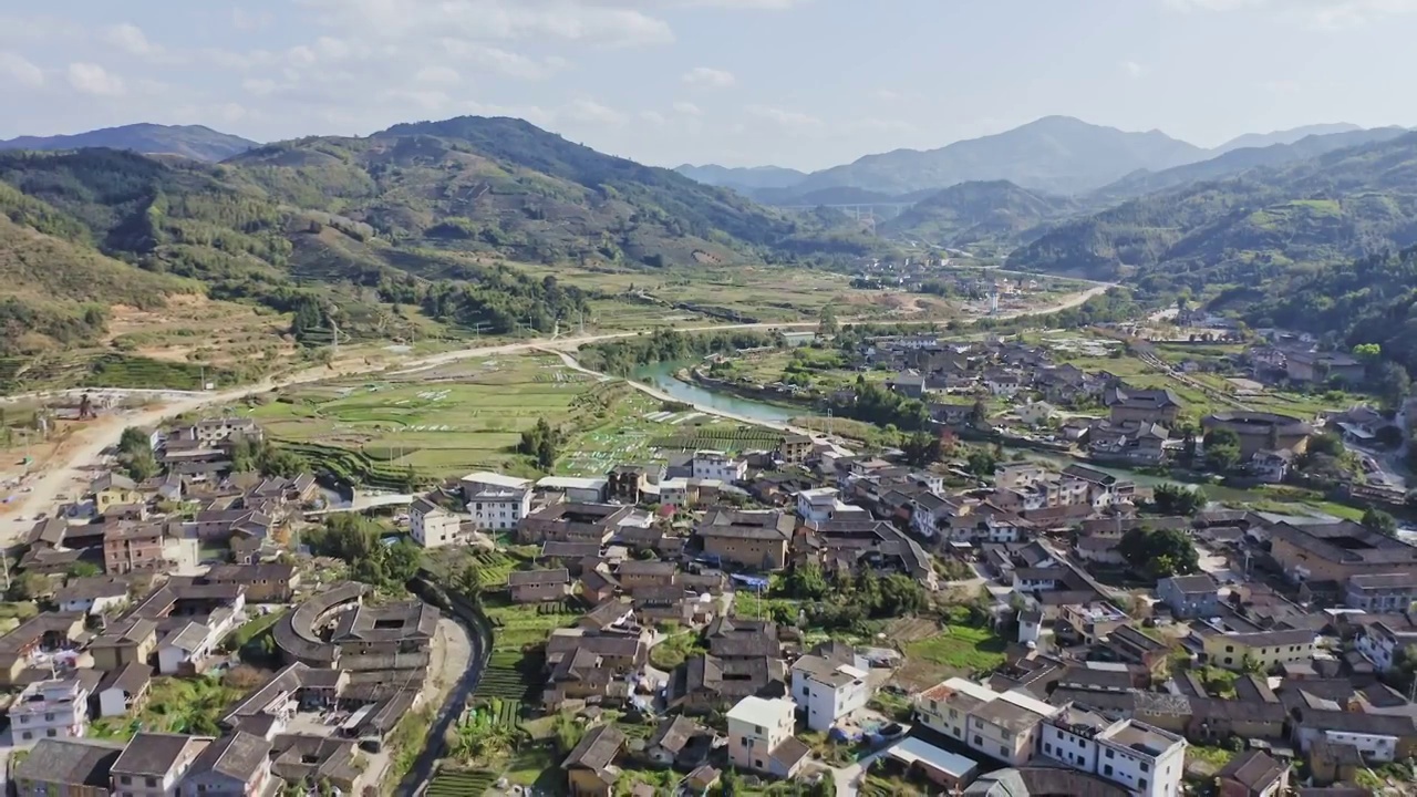 福建土楼(南靖)云水谣景区视频素材