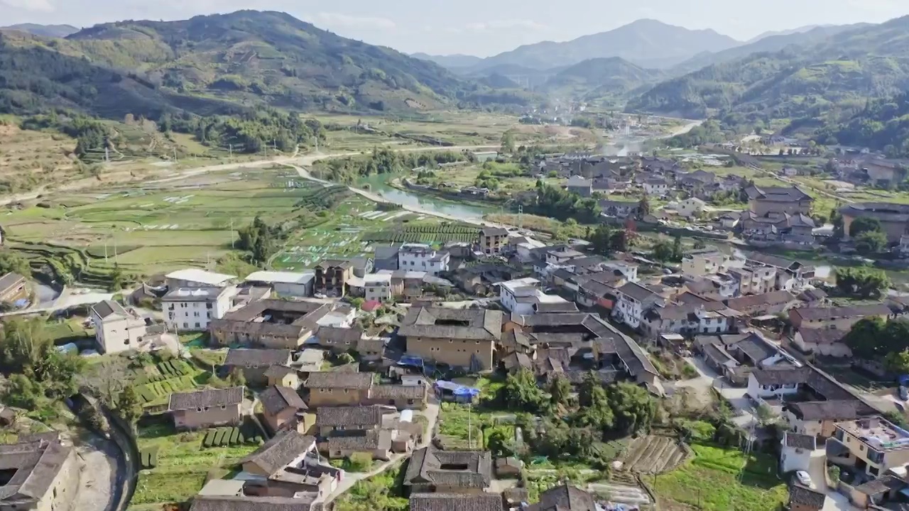 福建土楼(南靖)云水谣景区视频素材