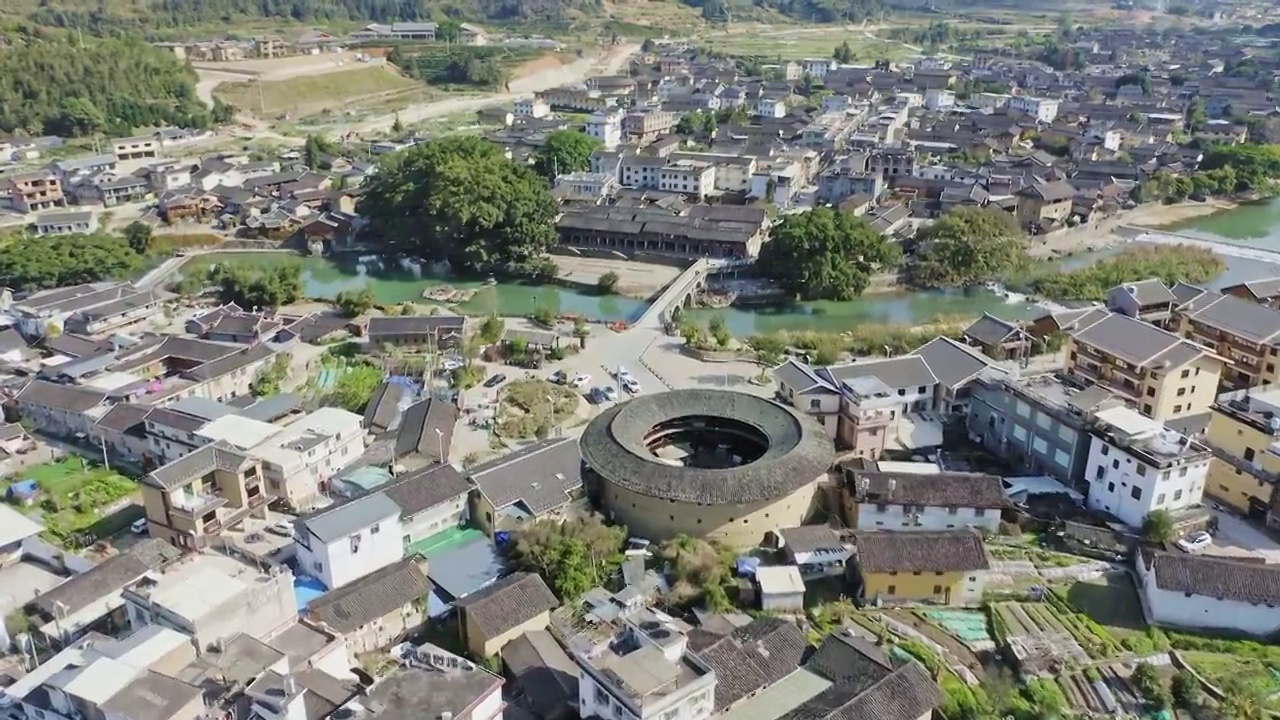 福建土楼(南靖)云水谣景区视频素材