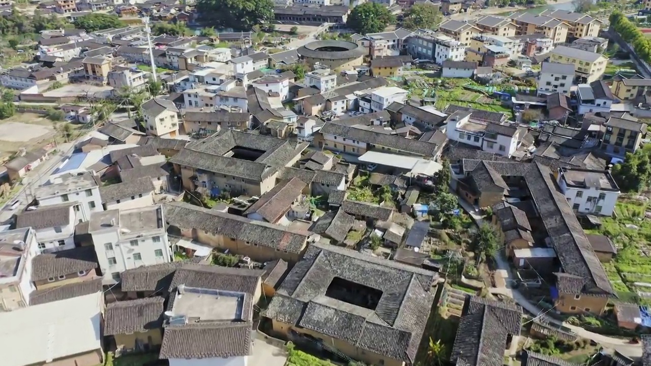 福建土楼(南靖)云水谣景区视频素材