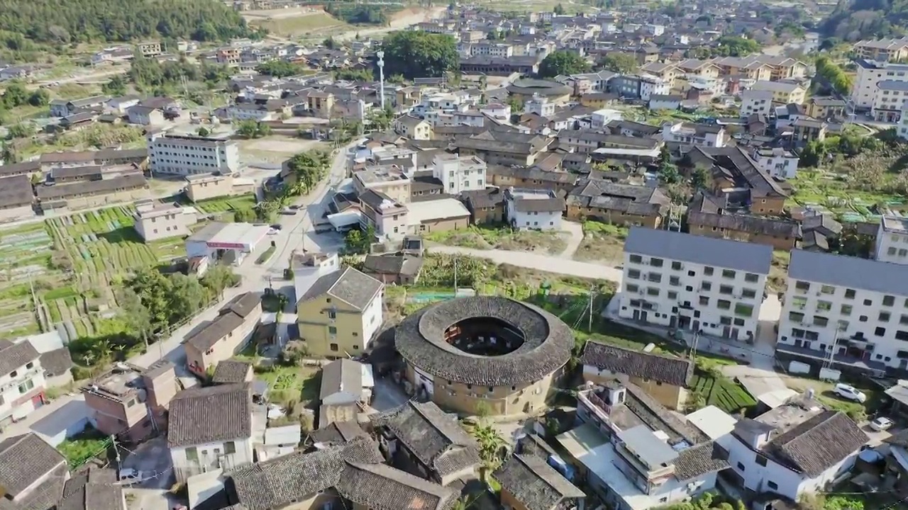 福建土楼(南靖)云水谣景区视频素材