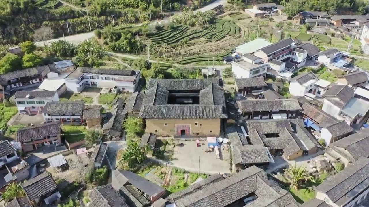 福建土楼(南靖)云水谣景区视频素材