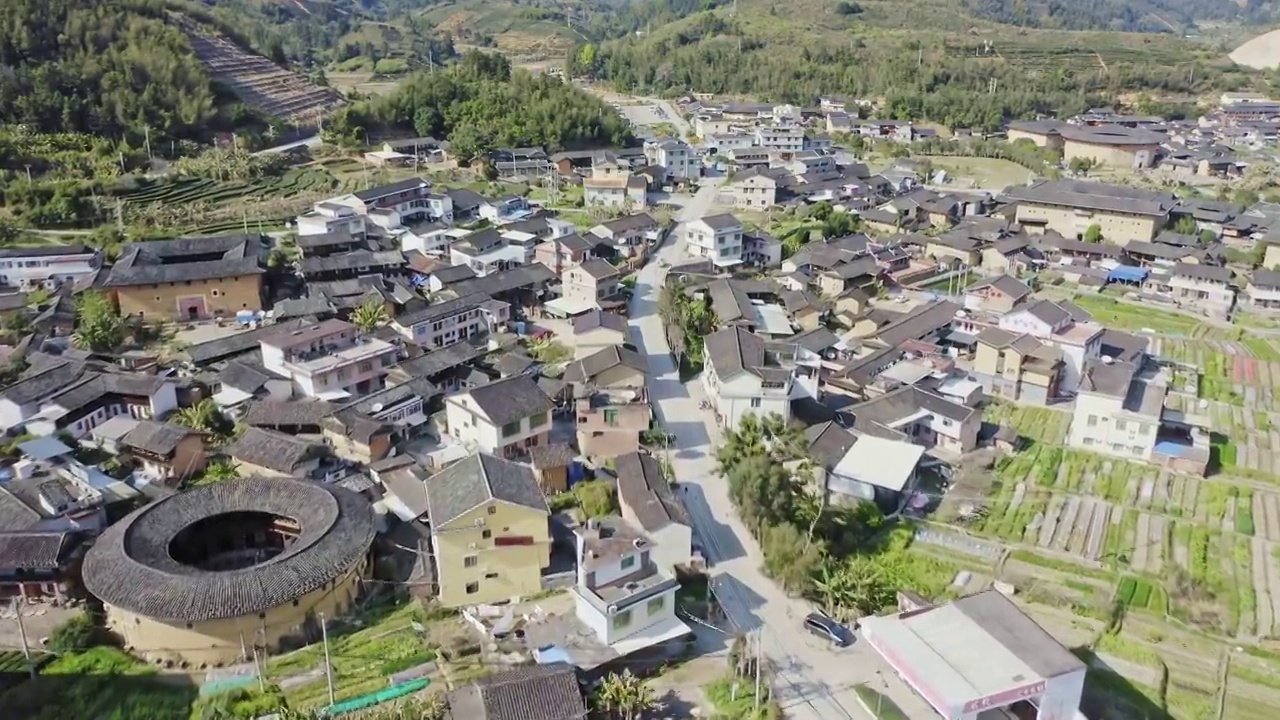 福建土楼(南靖)云水谣景区视频素材