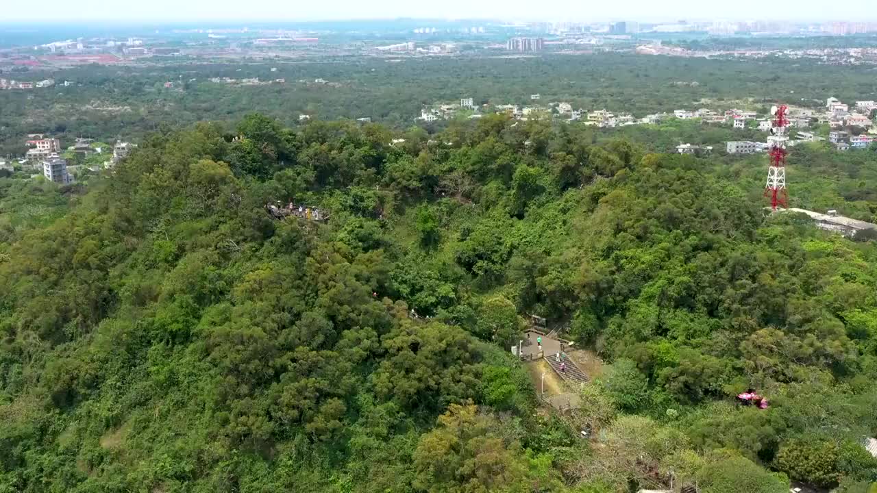 海口雷琼火山口视频素材