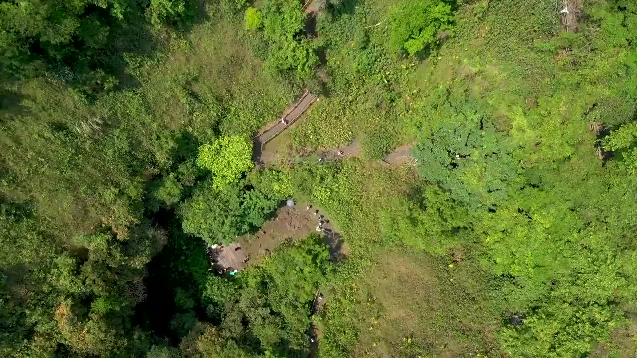 海口雷琼火山口视频素材