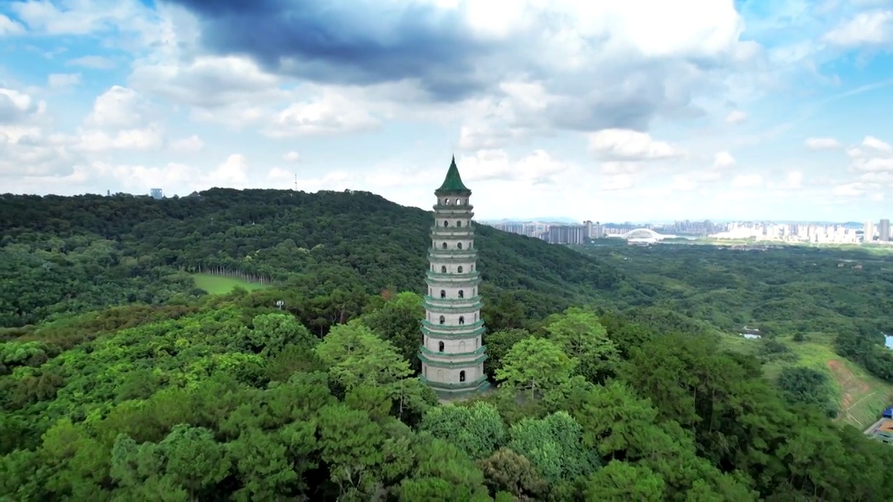 广西南宁市青秀山风景区视频素材