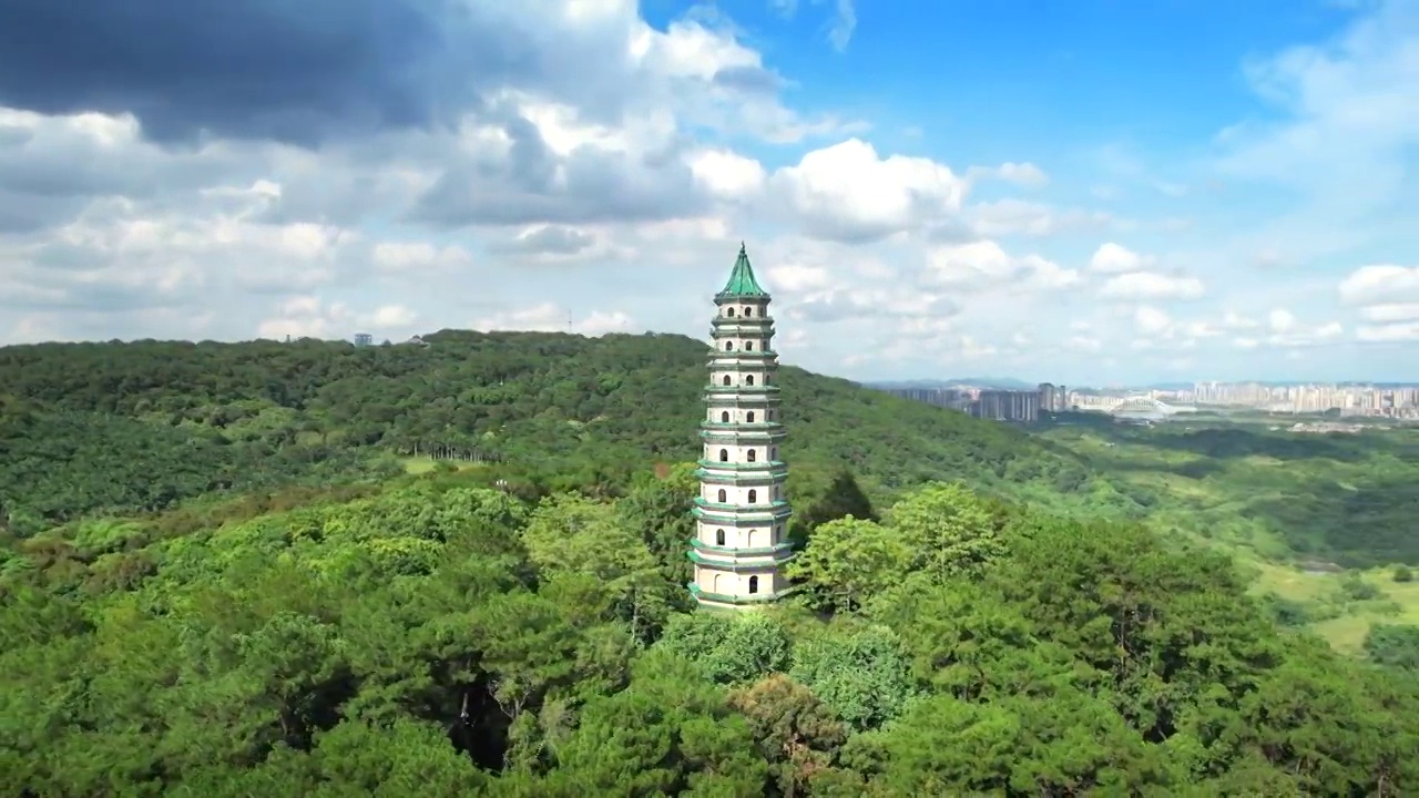 广西南宁市青秀山风景区视频素材