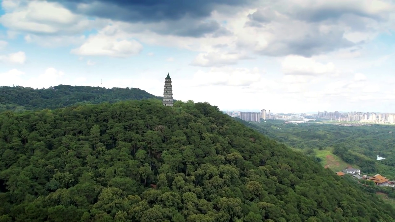 广西南宁市青秀山风景区视频素材