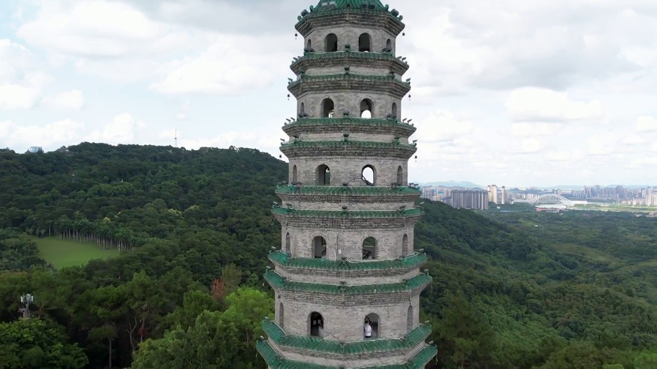 广西南宁市青秀山风景区视频素材