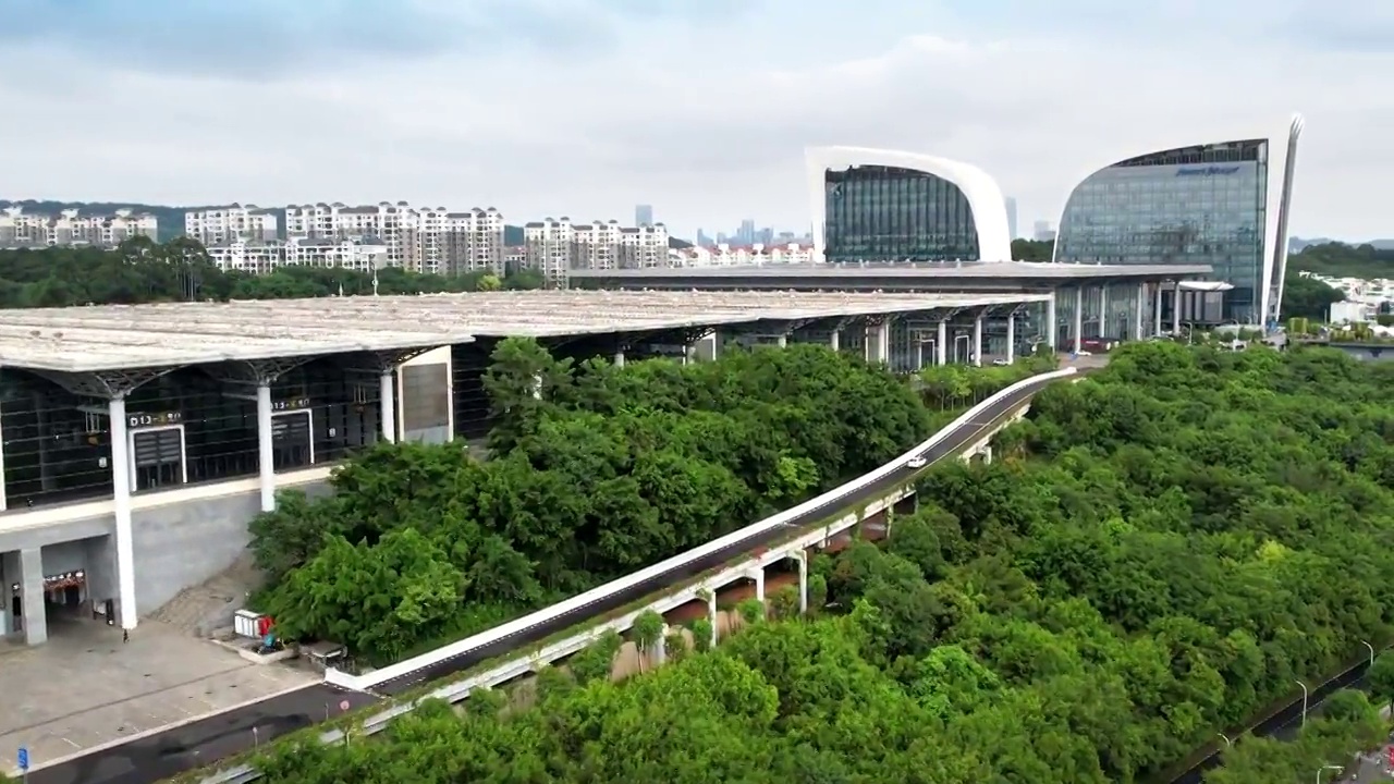 中国广西南宁市CBD城市风光视频素材