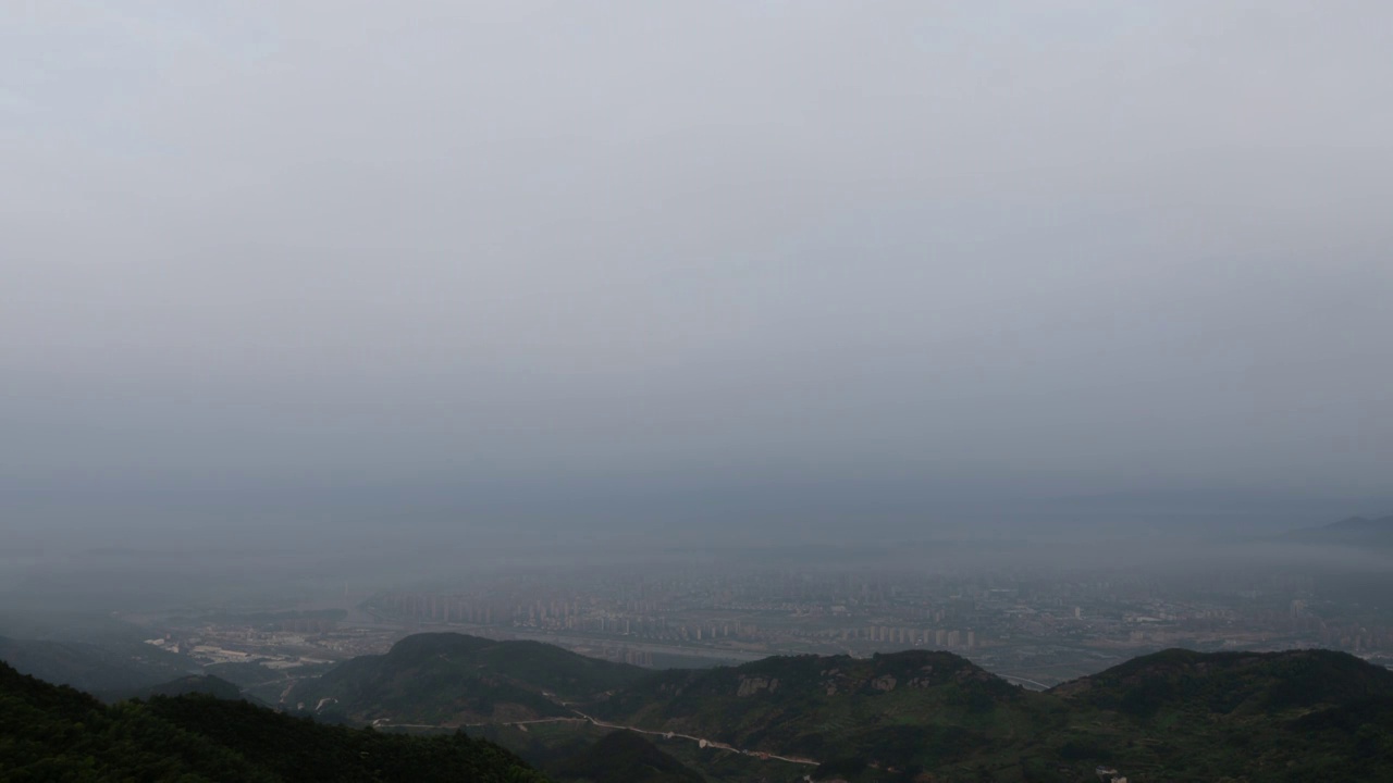 丽水晨曦转白天延时视频素材