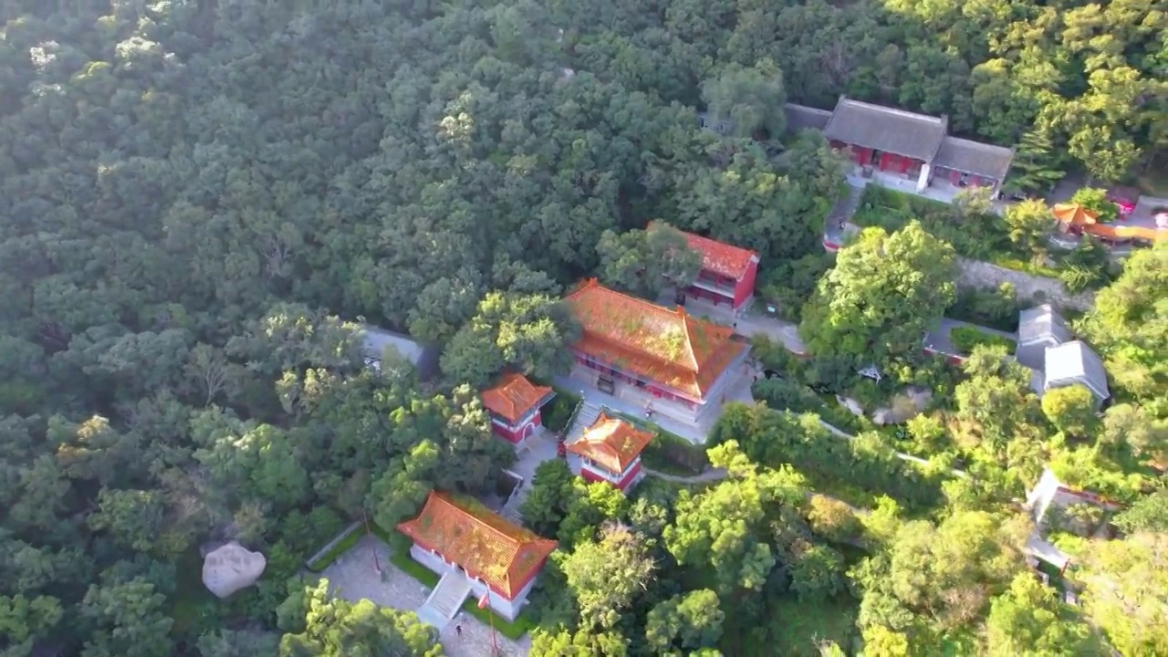 中国天津蓟县盘山风景区风光视频素材