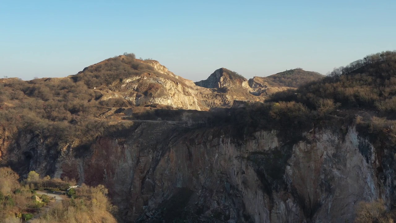 南京冶山国家矿山公园大峡谷视频素材