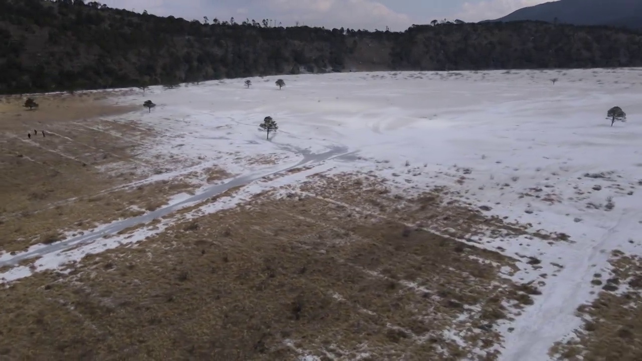 云南风光，徒步玉龙雪山视频素材