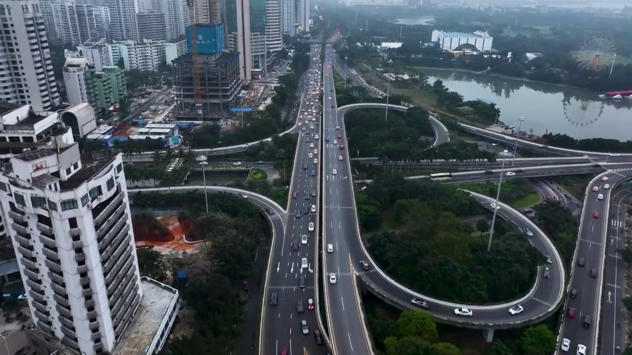 海南省海口市航拍视频素材