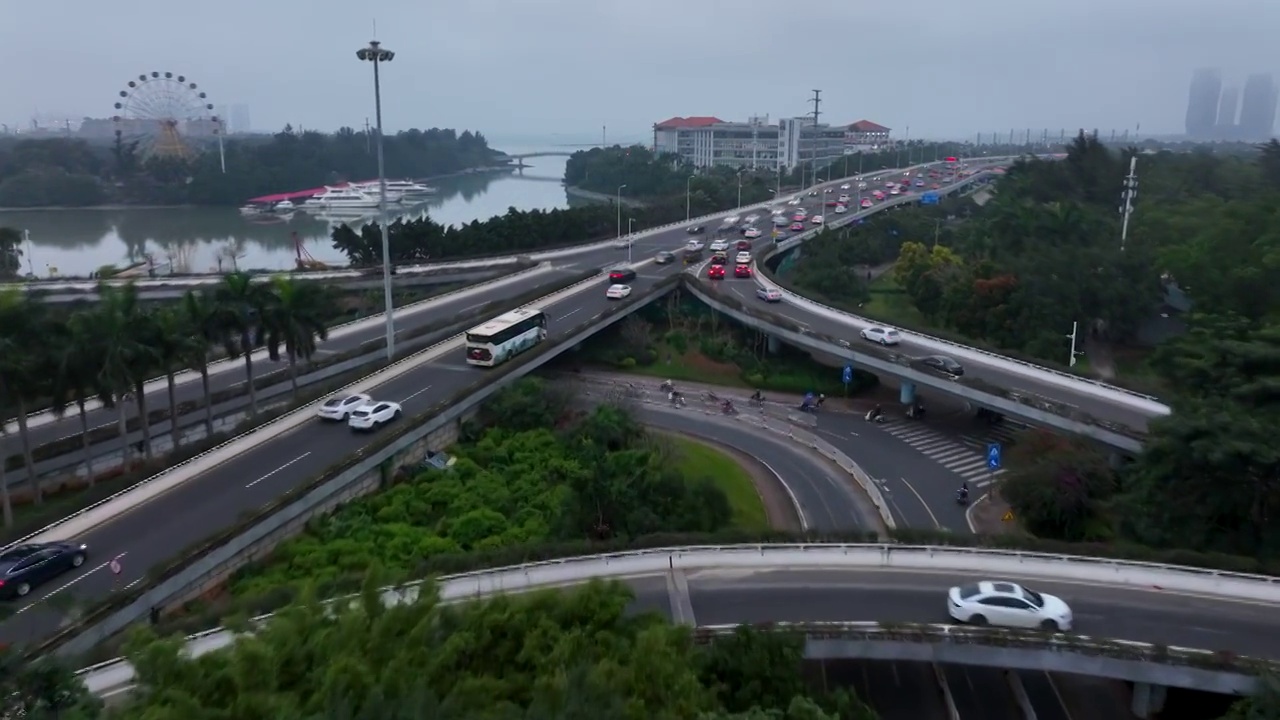 海南省海口市航拍视频素材