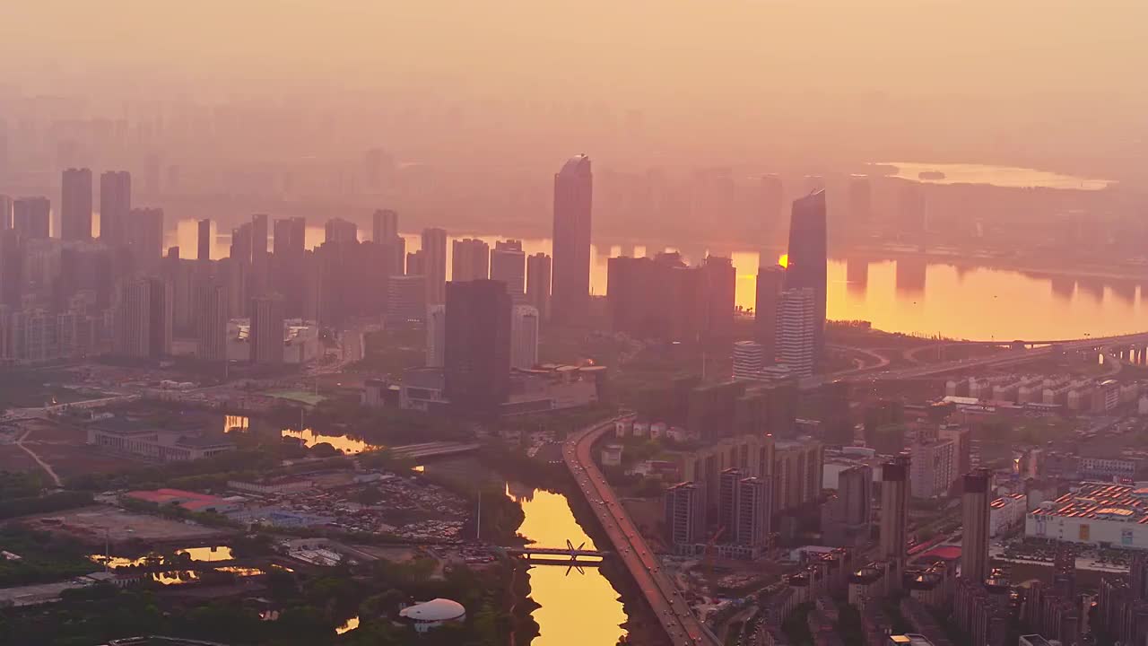 夕阳视频素材