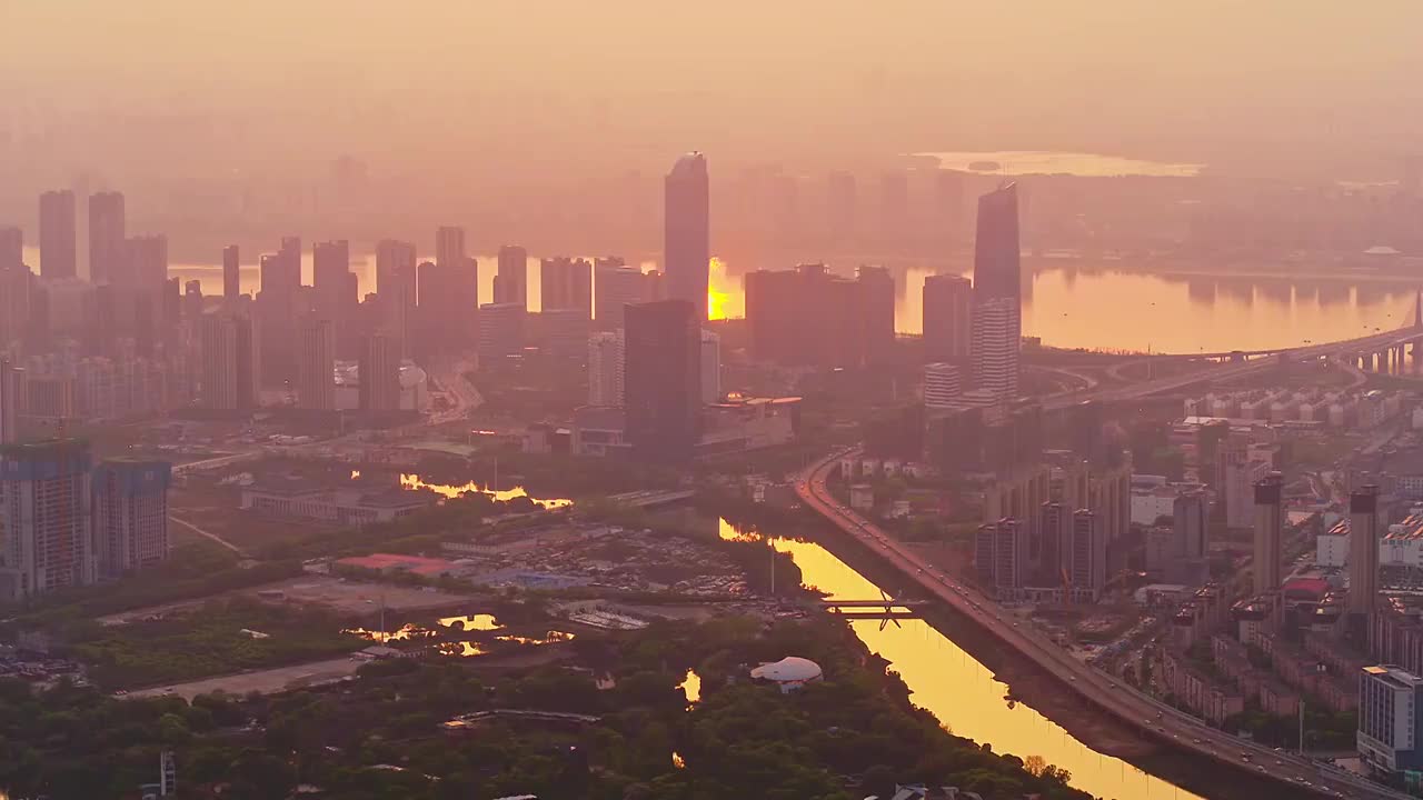 夕阳视频素材