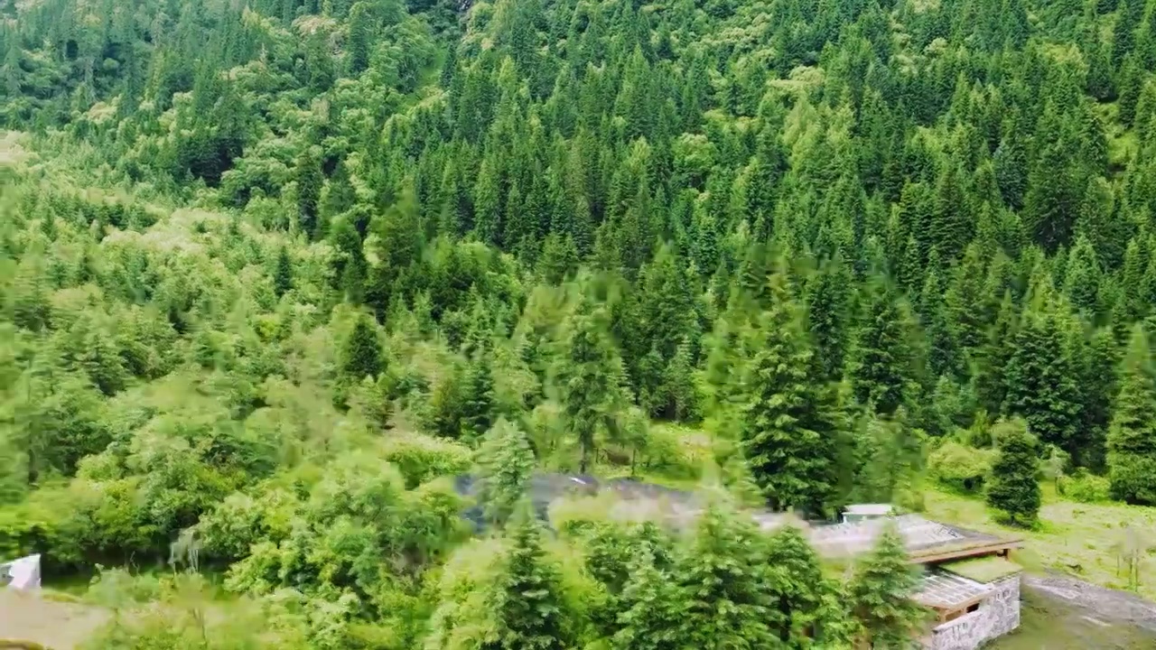 中国四川川西四姑娘山风景名胜区视频下载