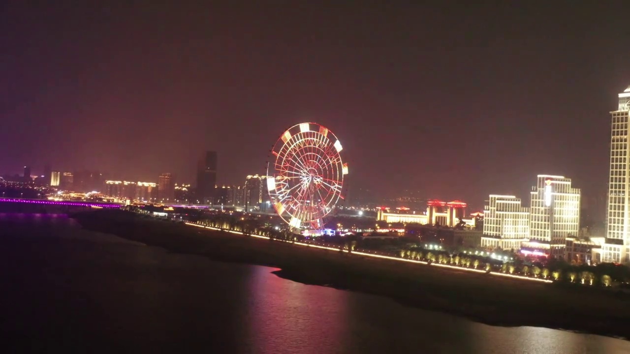 江西南昌夜景视频素材