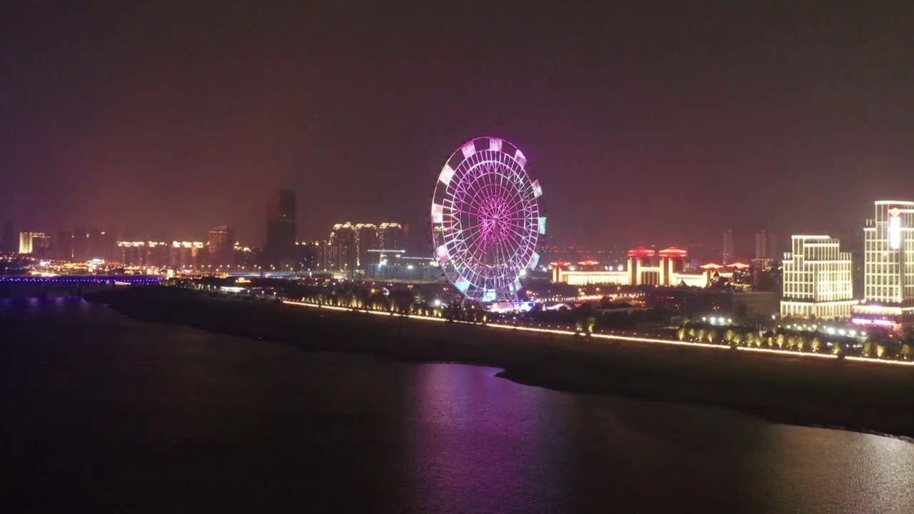 江西南昌夜景视频素材