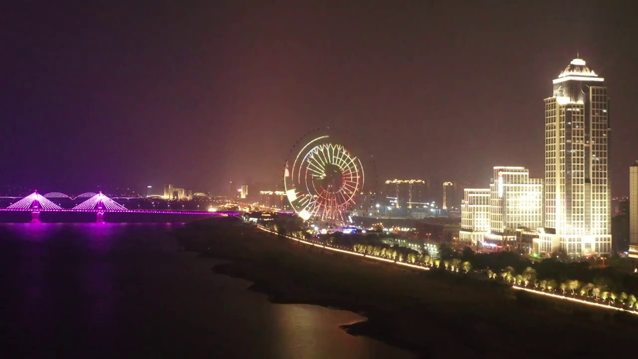 江西南昌夜景视频素材