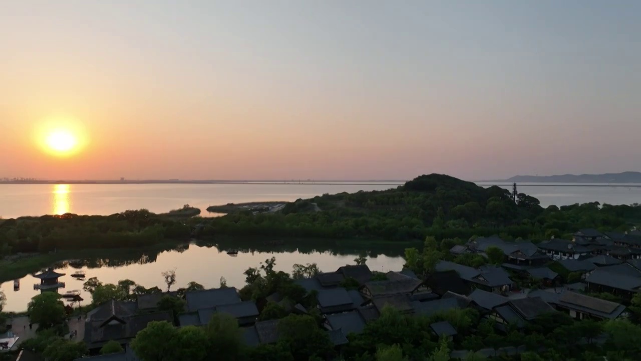 拈花湾风景区视频素材