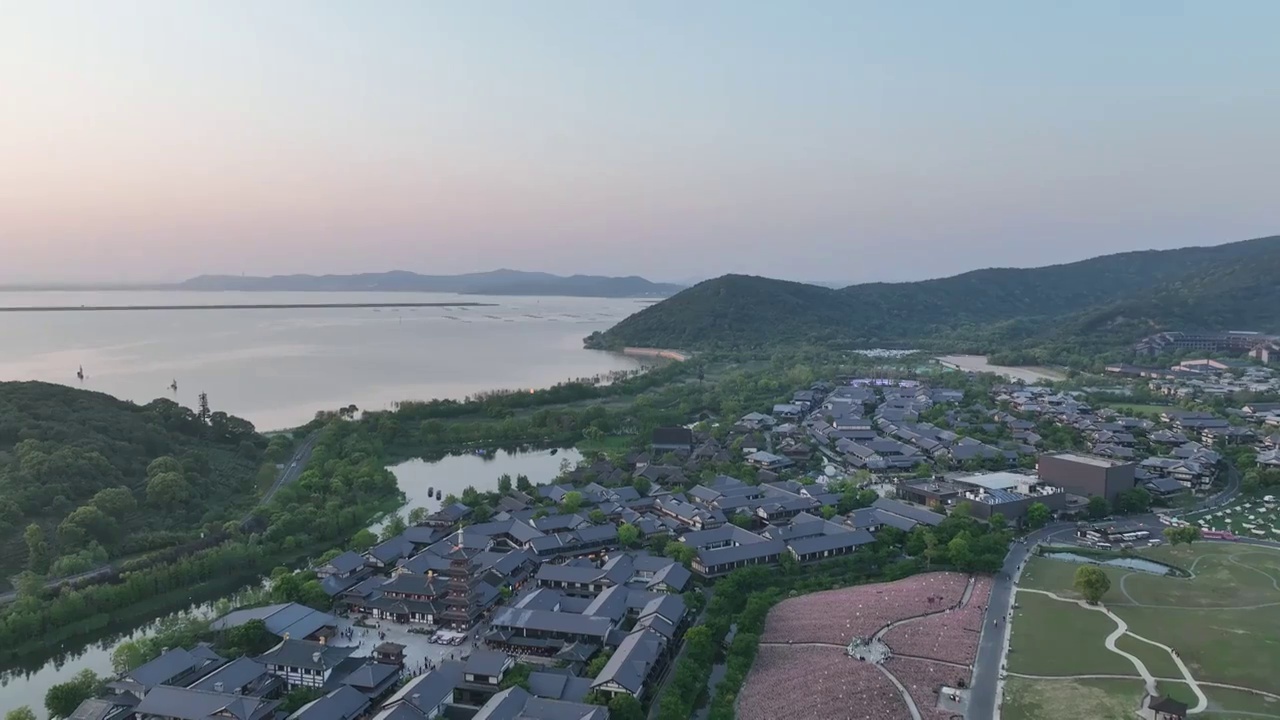 拈花湾风景区视频素材