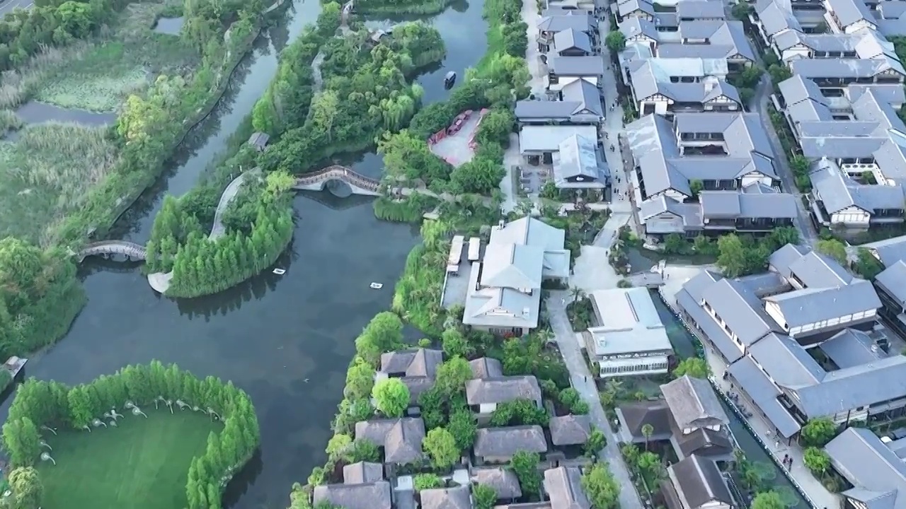 拈花湾风景区视频素材