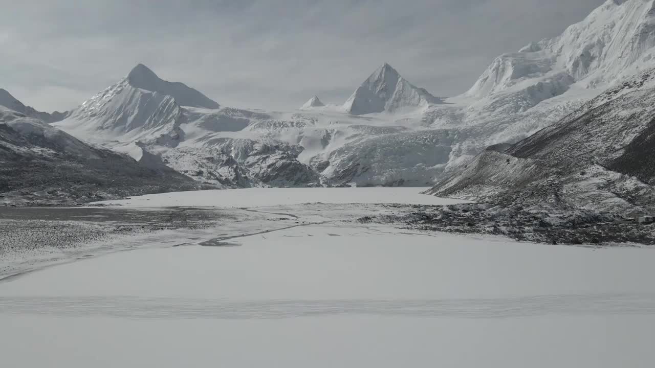 雪白世界视频素材