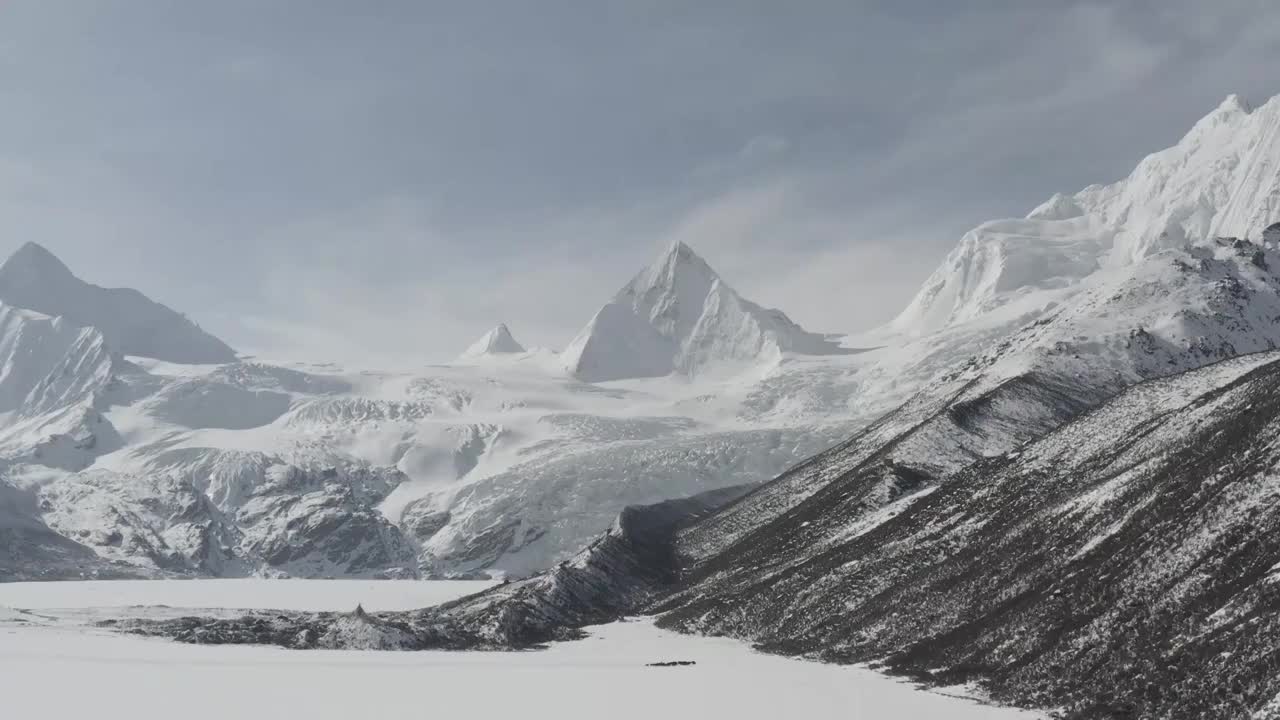 雪白世界视频素材