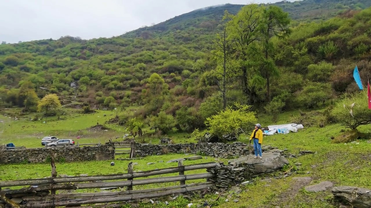 阿坝高原风光视频素材