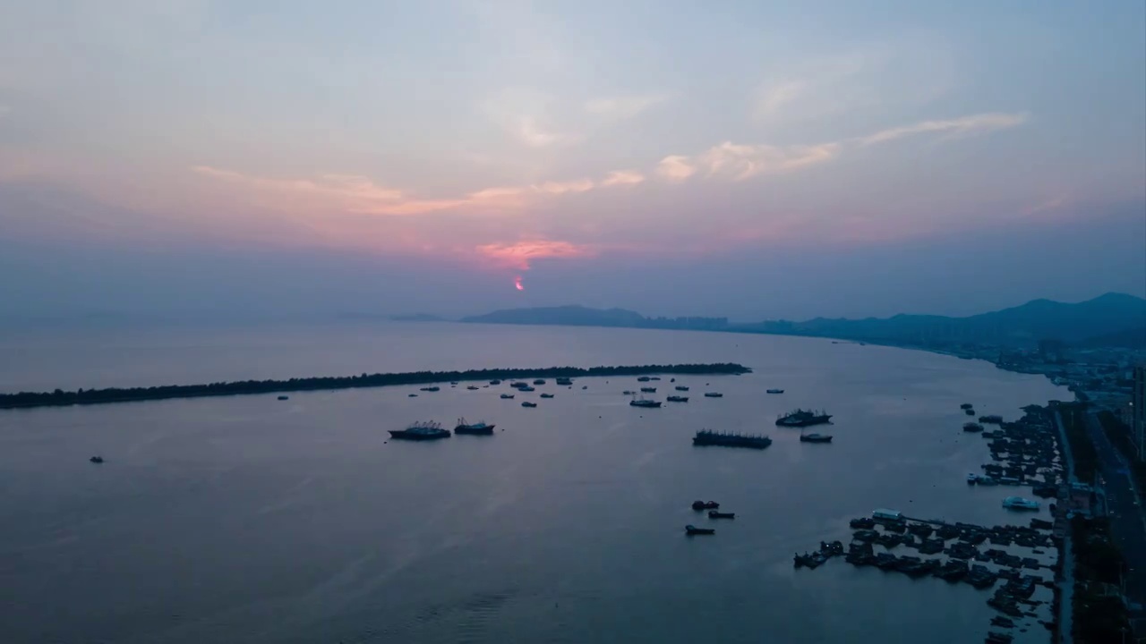 大海天空延时视频素材