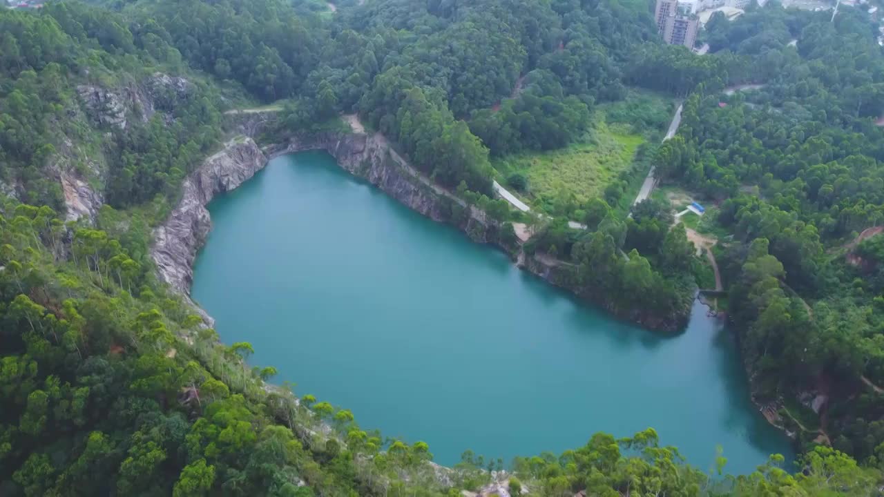 广州六片山天池视频素材