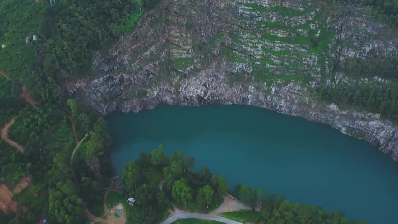 广州六片山天池视频素材