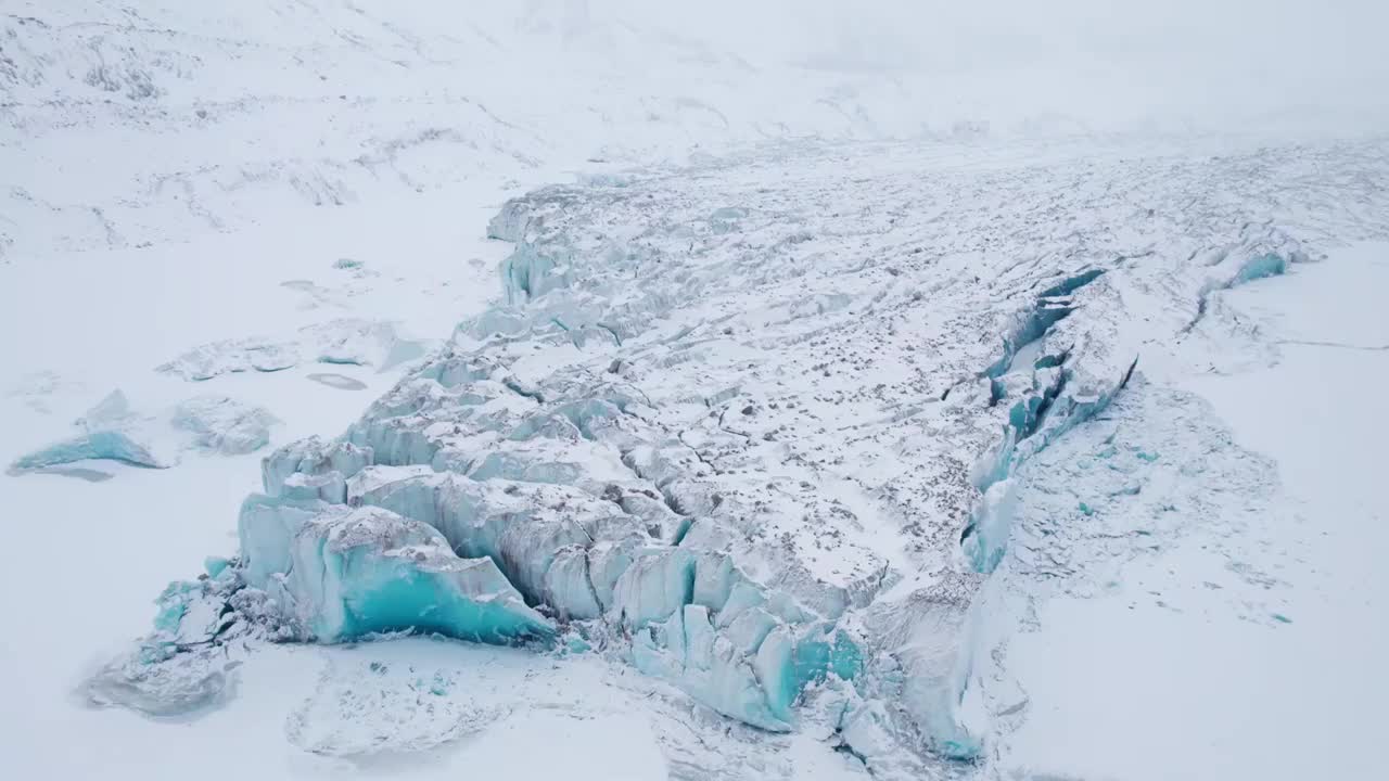 来古冰川视频素材