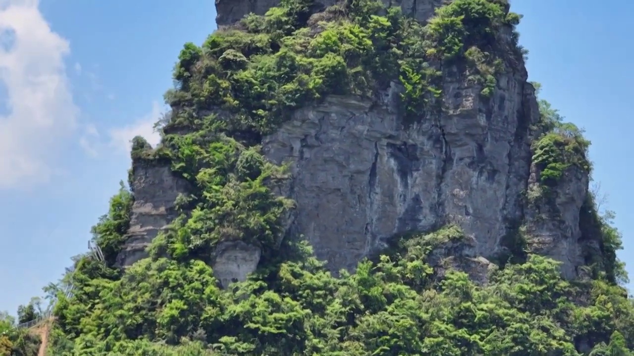 航拍南川小拇指山视频素材