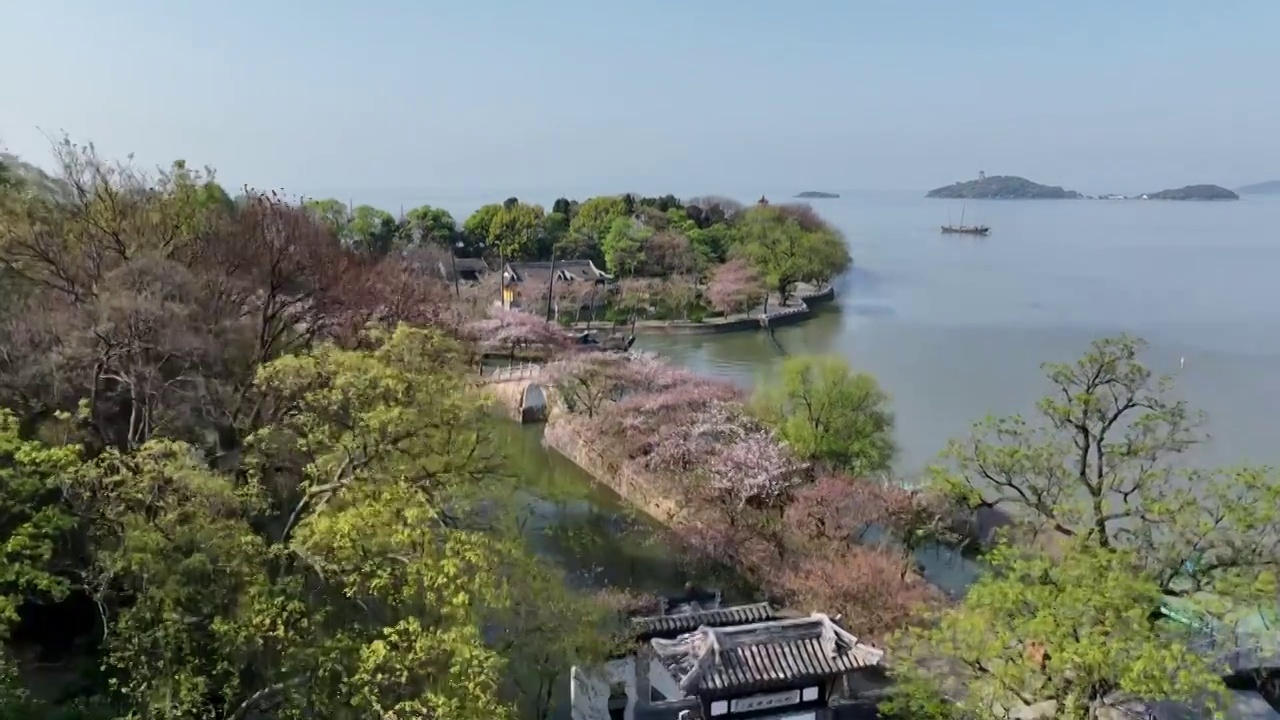 太湖鼋头渚风景区视频素材