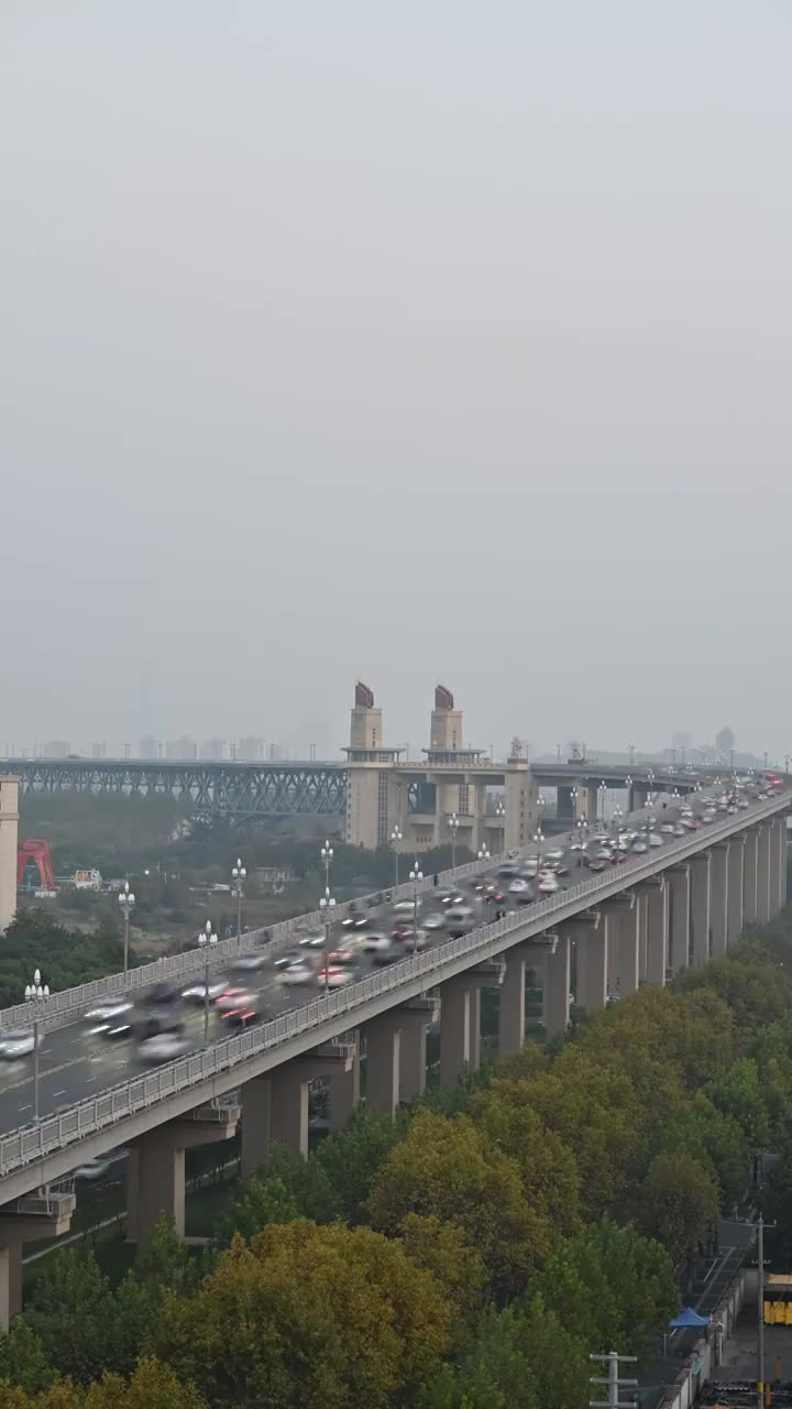 大桥日落视频素材