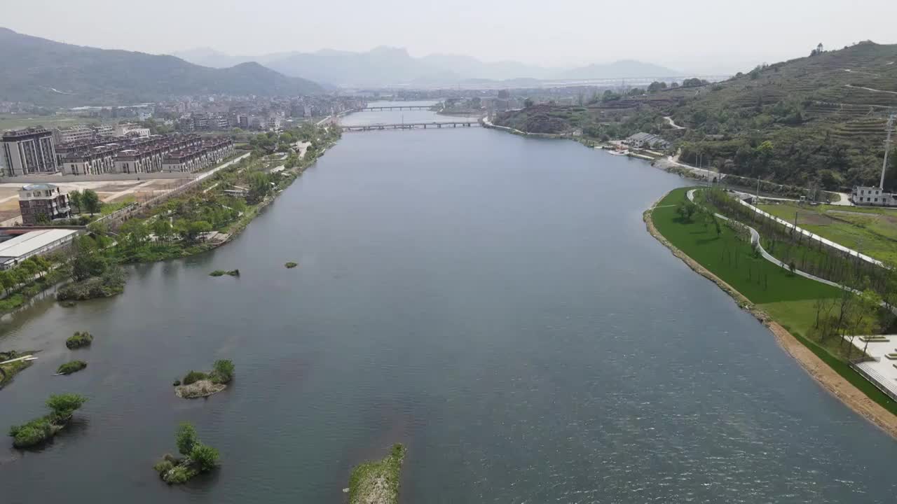 乐清大荆，铁定溜溜风景视频素材